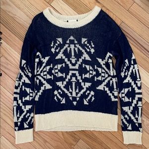 Fifty street women’s snowflake sweater, small